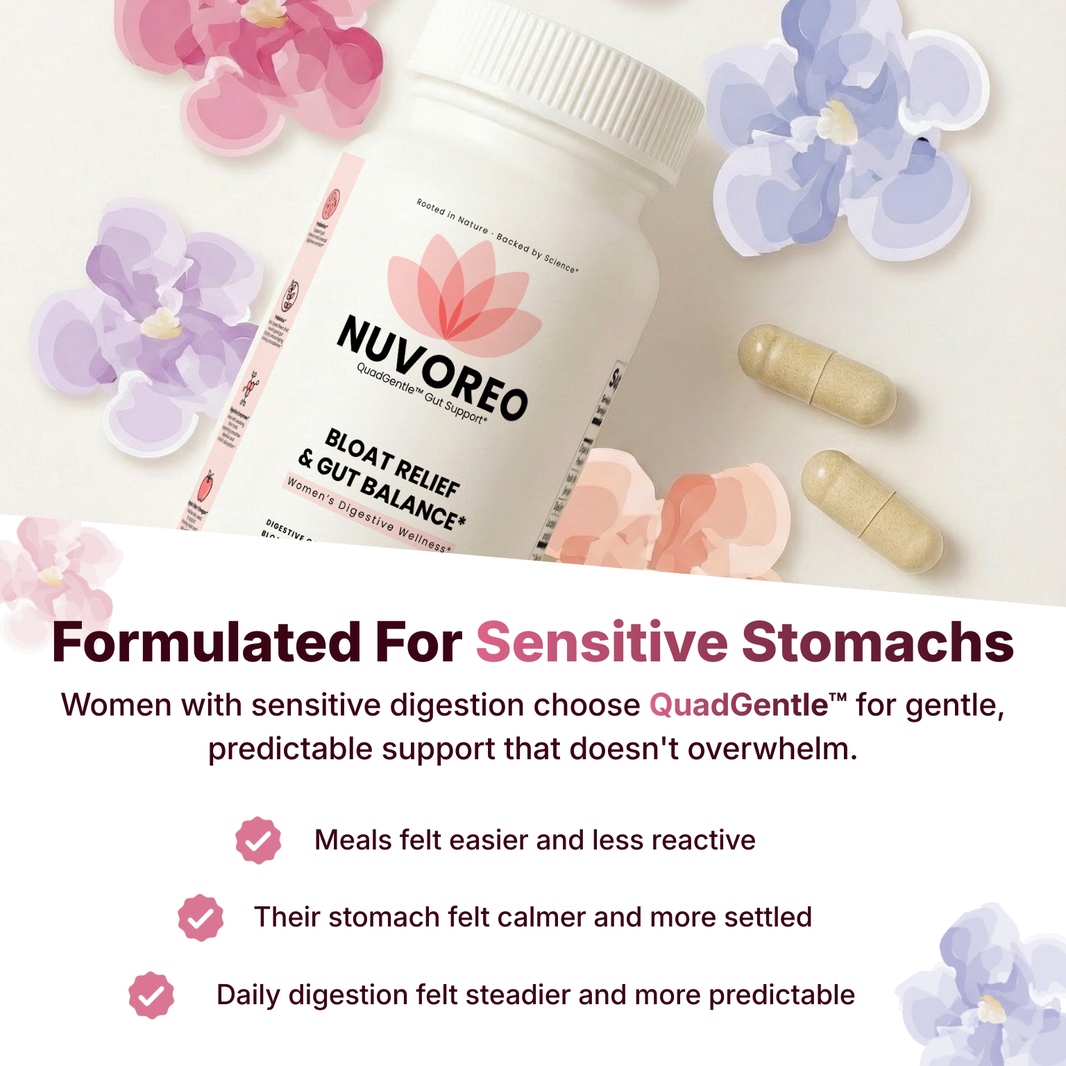 A single green leaf against a white background.